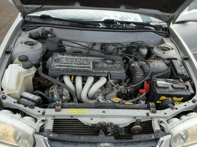 2T1BR12E12C559546 - 2002 TOYOTA COROLLA CE SILVER photo 7