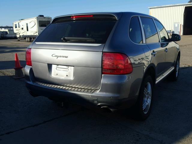 WP1AA29P04LA23469 - 2004 PORSCHE CAYENNE GRAY photo 4