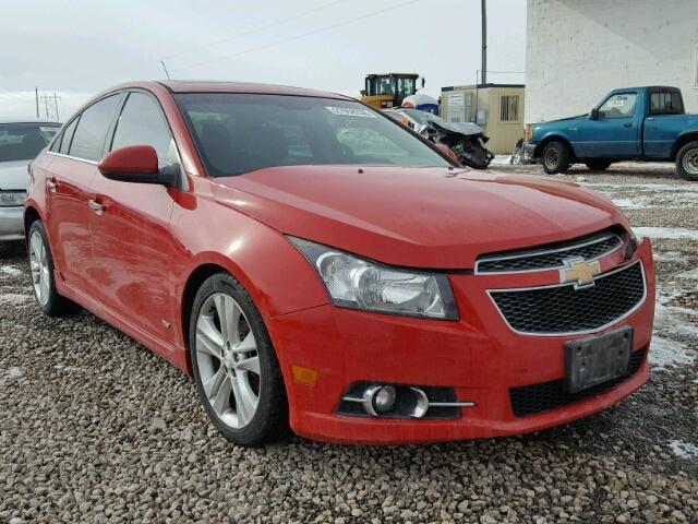 1G1PH5SC0C7163618 - 2012 CHEVROLET CRUZE LTZ RED photo 1