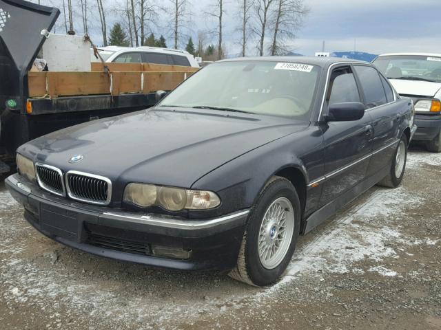 WBAGH8348YDP08728 - 2000 BMW 740 IL BLUE photo 2