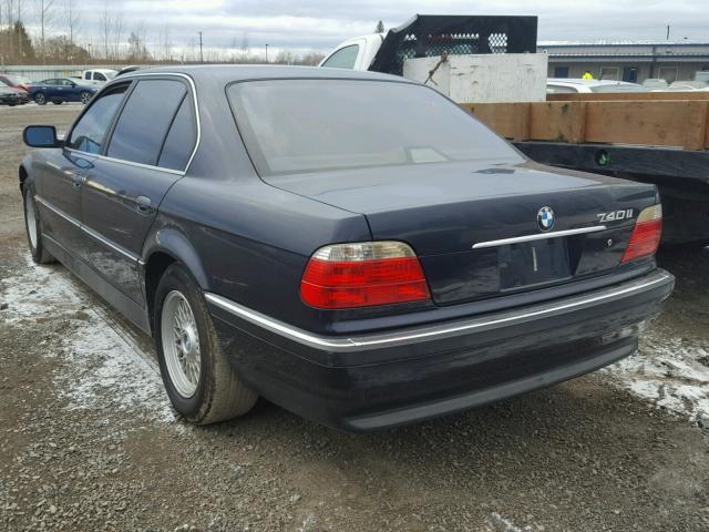 WBAGH8348YDP08728 - 2000 BMW 740 IL Mavi fotoğraf 3