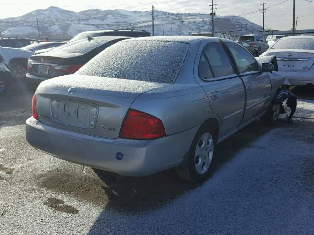 3N1CB51D84L886473 - 2004 NISSAN SENTRA 1.8 SILVER photo 4