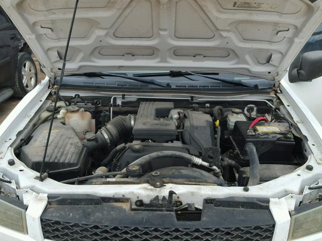 1GCCS196248148680 - 2004 CHEVROLET COLORADO WHITE photo 7