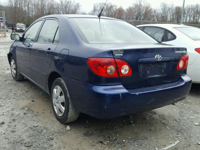 2T1BR32E46C592641 - 2006 TOYOTA COROLLA CE BLUE photo 3