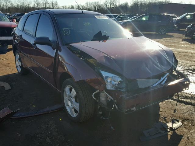 1FAHP37N67W172337 - 2007 FORD FOCUS ZX5 RED photo 1