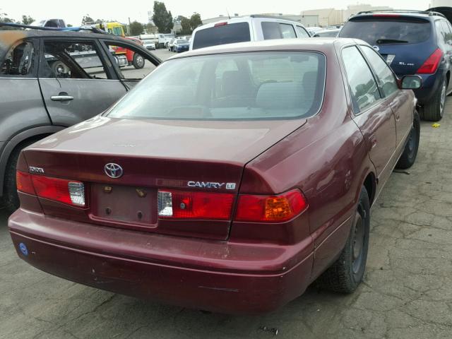 JT2BG22K910548636 - 2001 TOYOTA CAMRY CE RED photo 4