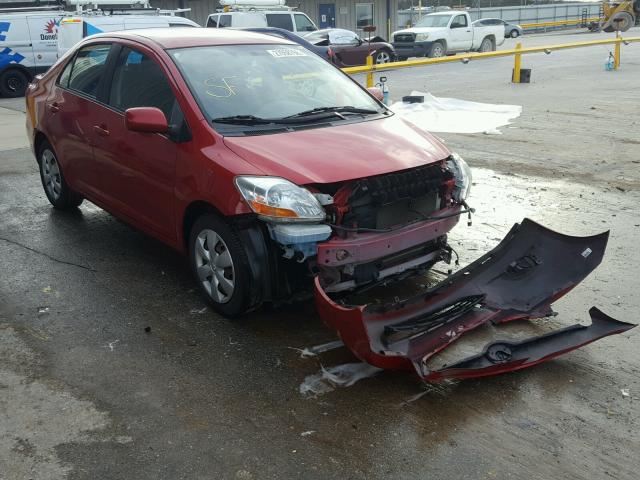 JTDBT923784039359 - 2008 TOYOTA YARIS MAROON photo 1