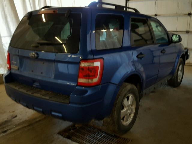 1FMCU9D73CKB51500 - 2012 FORD ESCAPE XLT BLUE photo 4