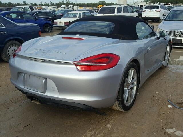 WP0CA2A82ES120582 - 2014 PORSCHE BOXSTER SILVER photo 4