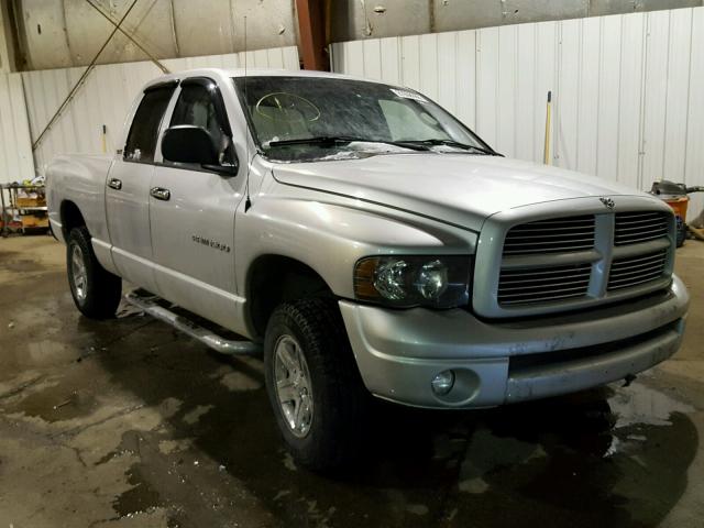 1B7HU18ZX2J109496 - 2002 DODGE RAM 1500 SILVER photo 1