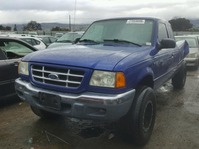 1FTYR14U13PB85344 - 2003 FORD RANGER SUP BLUE photo 2