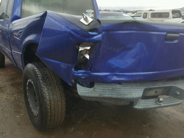 1FTYR14U13PB85344 - 2003 FORD RANGER SUP BLUE photo 9