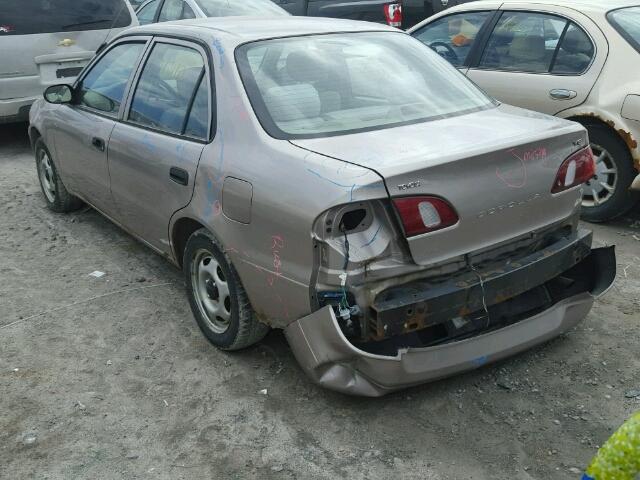 2T1BR12E1WC730091 - 1998 TOYOTA COROLLA VE BEIGE photo 3