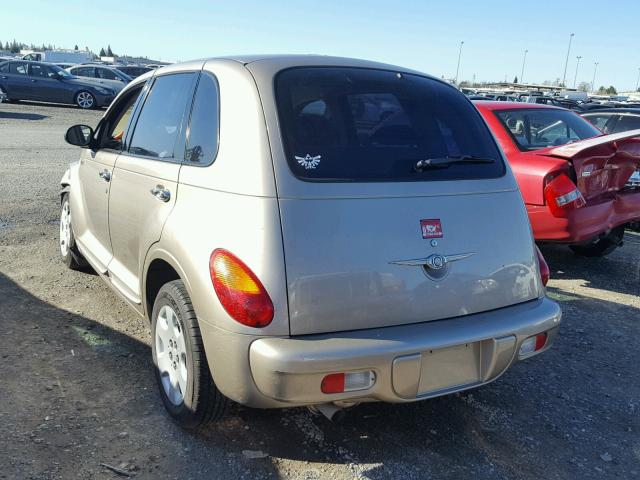 3C4FY48B04T311307 - 2004 CHRYSLER PT CRUISER GOLD photo 3