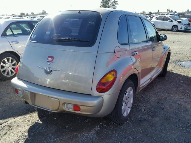 3C4FY48B04T311307 - 2004 CHRYSLER PT CRUISER GOLD photo 4