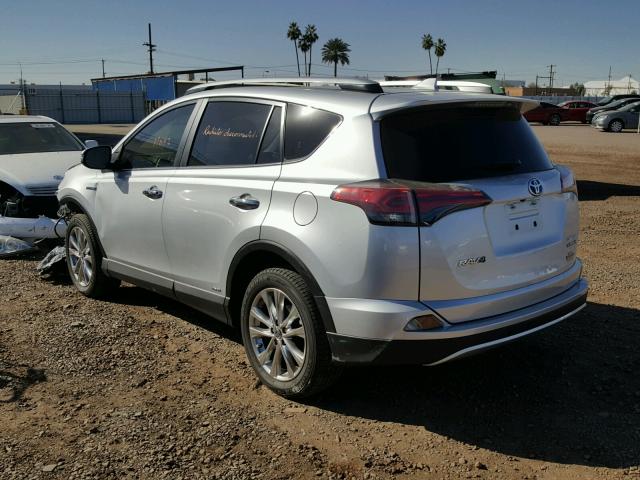 JTMDJREV6GD044126 - 2016 TOYOTA RAV4 HV LI SILVER photo 3