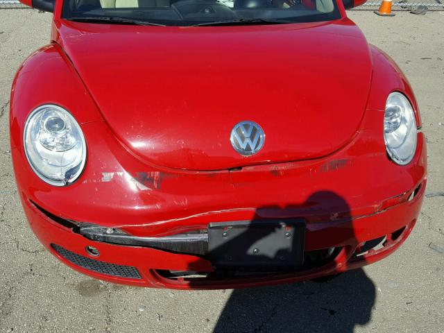 3VWRF31Y19M403861 - 2009 VOLKSWAGEN NEW BEETLE 红色 照片 9