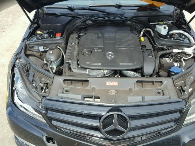 WDDGF5HB6DG087955 - 2013 MERCEDES-BENZ C 350 BLACK photo 7