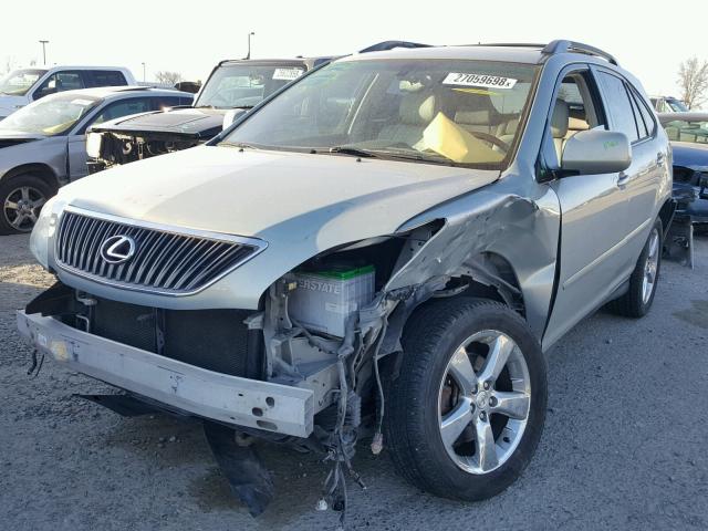 JTJHA31U550077552 - 2005 LEXUS RX 330 SILVER photo 2