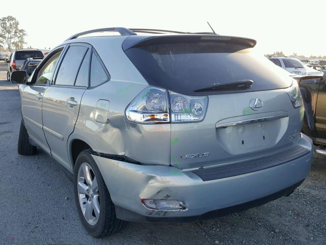 JTJHA31U550077552 - 2005 LEXUS RX 330 SILVER photo 3