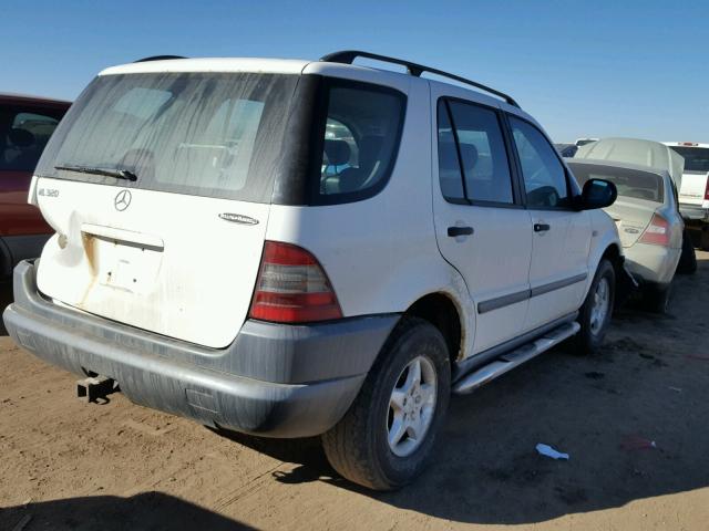 4JGAB54E8XA079404 - 1999 MERCEDES-BENZ ML 320 WHITE photo 4