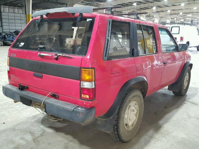 JN8HD17Y0SW066948 - 1995 NISSAN PATHFINDER RED photo 4