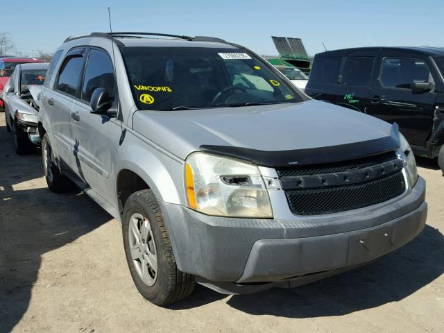 2CNDL23F856001413 - 2005 CHEVROLET EQUINOX LS SILVER photo 1