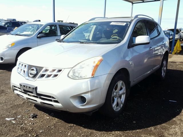 JN8AS5MT6BW571187 - 2011 NISSAN ROGUE S SILVER photo 2