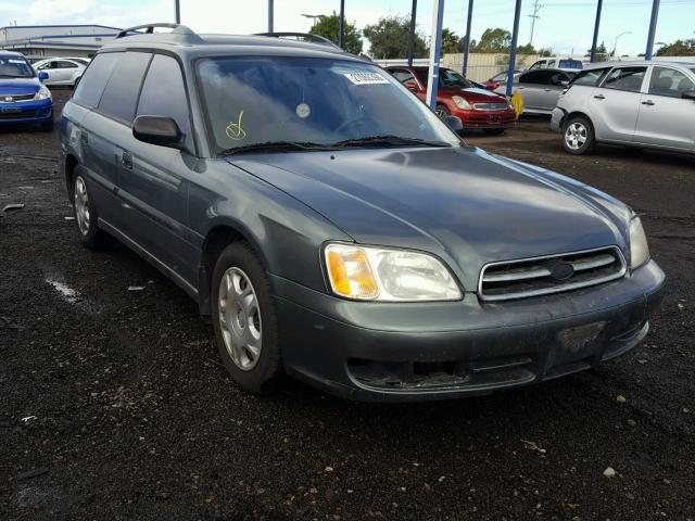 4S3BH635517306020 - 2001 SUBARU LEGACY L GREEN photo 1