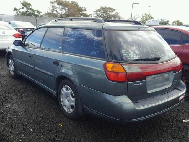 4S3BH635517306020 - 2001 SUBARU LEGACY L GREEN photo 3