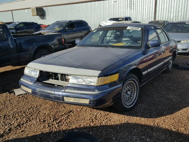 2MELM75WXRX622061 - 1994 MERCURY GRAND MARQ BLUE photo 2