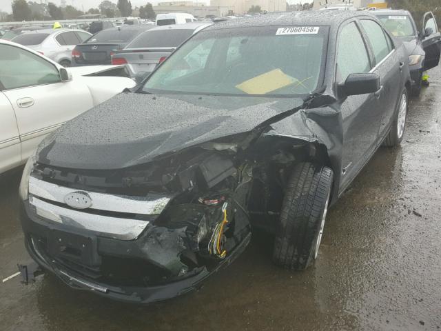 3FADP0L33AR137119 - 2010 FORD FUSION HYB GRAY photo 2