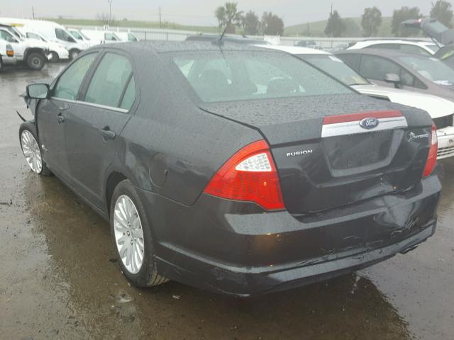 3FADP0L33AR137119 - 2010 FORD FUSION HYB GRAY photo 3