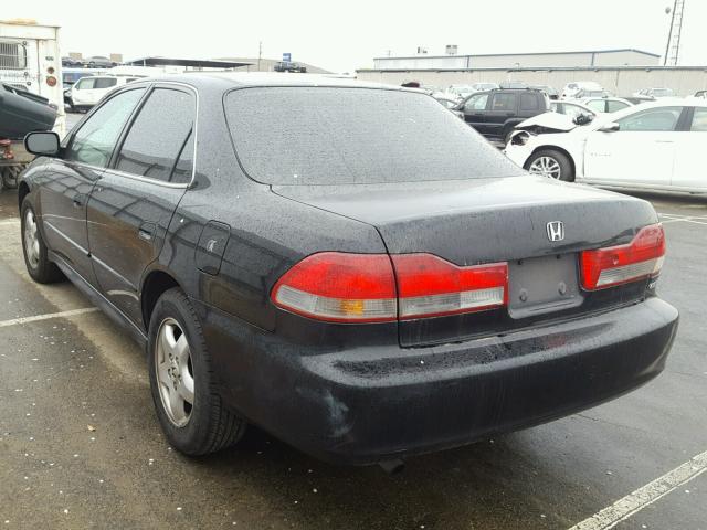 1HGCG16542A070598 - 2002 HONDA ACCORD EX BLACK photo 3