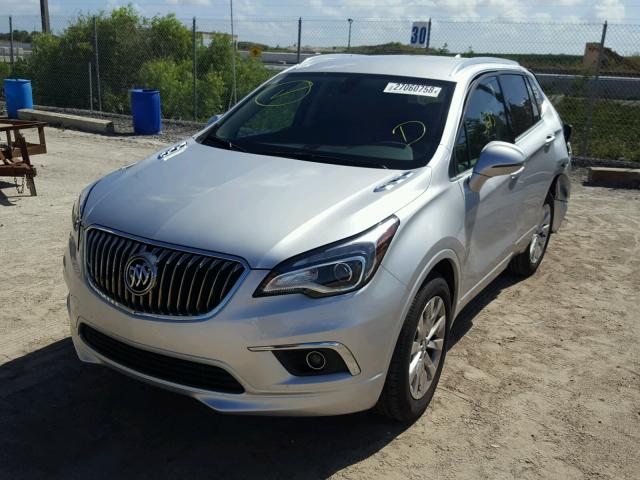 LRBFXBSA2HD039988 - 2017 BUICK ENVISION E SILVER photo 2