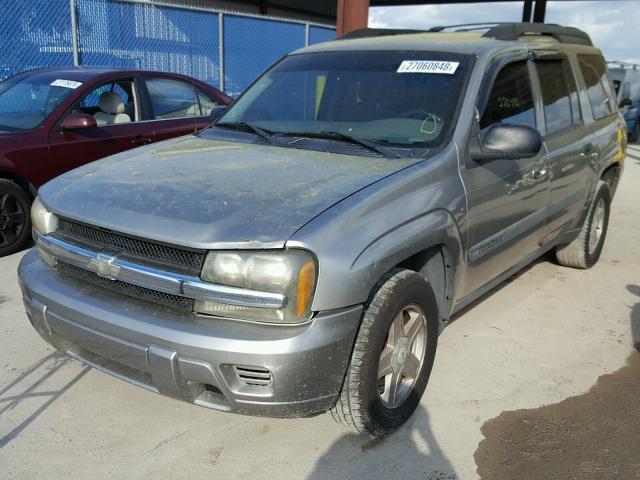 1GNES16S936224889 - 2003 CHEVROLET TRAILBLAZE GRAY photo 2