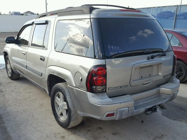 1GNES16S936224889 - 2003 CHEVROLET TRAILBLAZE GRAY photo 3