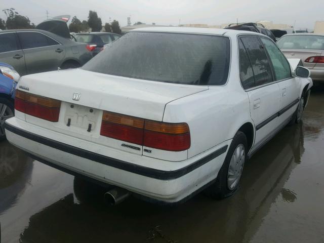 1HGCB7651MA166189 - 1991 HONDA ACCORD LX WHITE photo 4