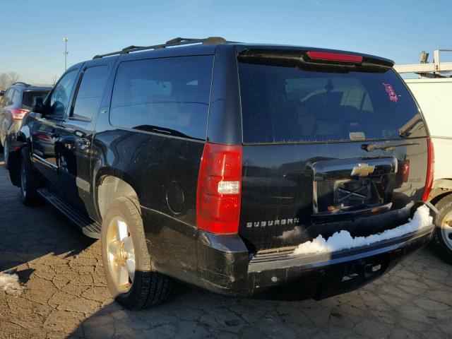 3GNFK16317G107521 - 2007 CHEVROLET SUBURBAN K BLACK photo 3