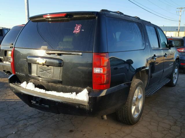 3GNFK16317G107521 - 2007 CHEVROLET SUBURBAN K BLACK photo 4