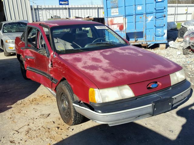 1FACP52UXMA233038 - 1991 FORD TAURUS GL MAROON photo 1