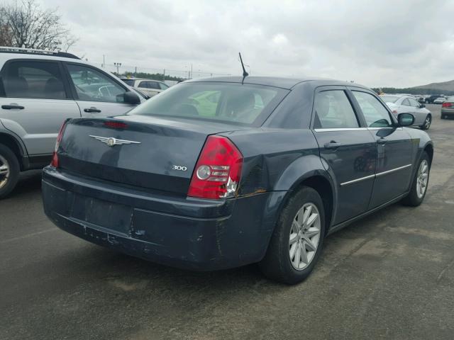 2C3KA43R28H122264 - 2008 CHRYSLER 300 LX BLUE photo 4