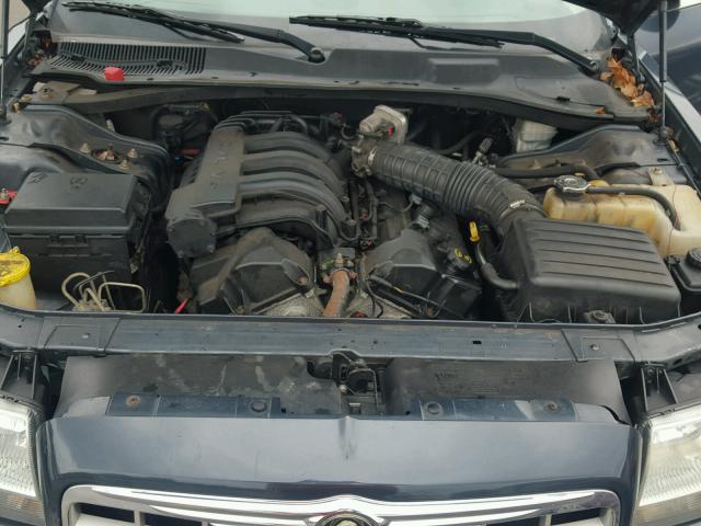 2C3KA43R28H122264 - 2008 CHRYSLER 300 LX BLUE photo 7