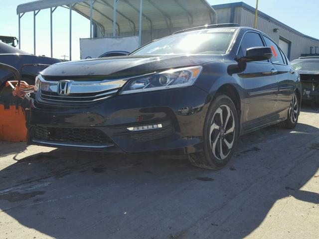 1HGCR2F7XGA131137 - 2016 HONDA ACCORD EX BLACK photo 2