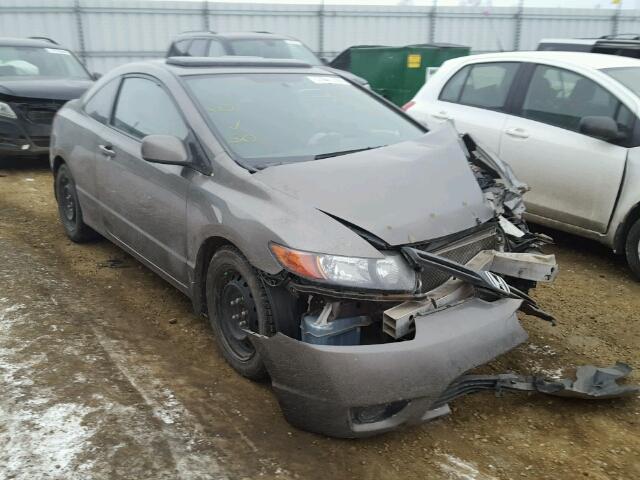 2HGFG12618H000501 - 2008 HONDA CIVIC LX GRAY photo 1