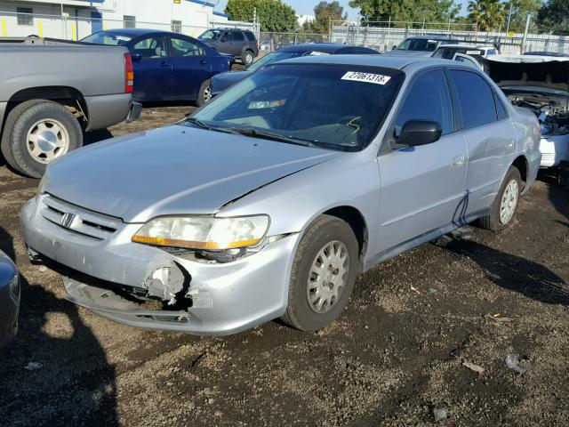 1HGCF86602A151246 - 2002 HONDA ACCORD VAL SILVER photo 2