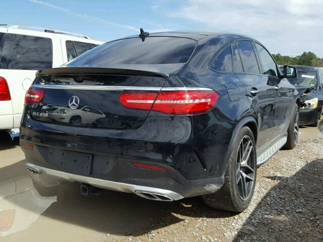 4JGED6EB7GA047873 - 2016 MERCEDES-BENZ GLE COUPE BLACK photo 4