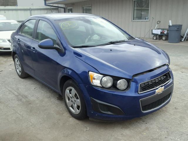 1G1JB5SG7D4255564 - 2013 CHEVROLET SONIC LS BLUE photo 1