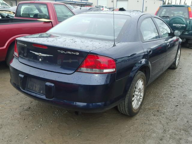 1C3EL56R94N392912 - 2004 CHRYSLER SEBRING LX BLACK photo 4