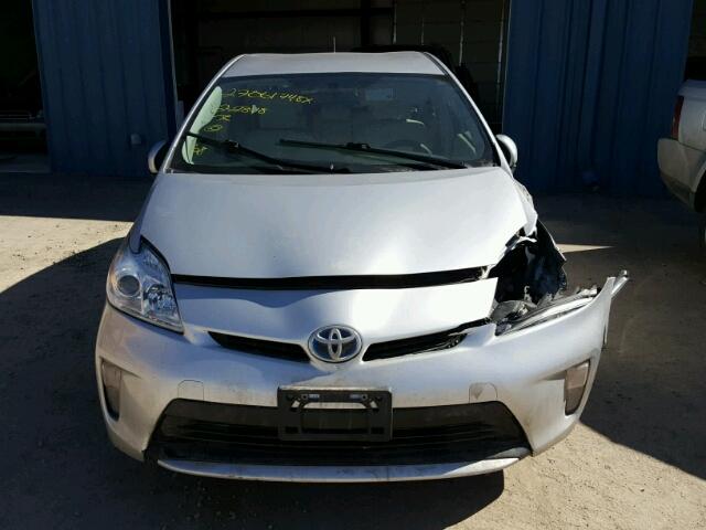 JTDKN3DU5D5694847 - 2013 TOYOTA PRIUS SILVER photo 7